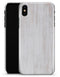 Light White Wood Planks - iPhone X Clipit Case
