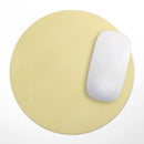 Light Yellow Pastel Color// WaterProof Rubber Foam Backed Anti-Slip Mouse Pad for Home Work Office or Gaming Computer Desk