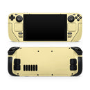 Light Yellow Pastel Color // Vinyl Skin Wrap for Steam Deck OLED & Steam Deck (LCD) — Soft Matte or Ultra Gloss
