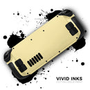 Light Yellow Pastel Color // Vinyl Skin Wrap for Steam Deck OLED & Steam Deck (LCD) — Soft Matte or Ultra Gloss