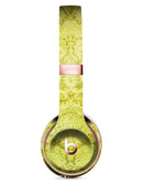 Lime Green Cauliflower Damask Pattern Full-Body Skin Kit for the Beats by Dre Solo 3 Wireless Headphones