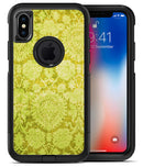 Lime Green Cauliflower Damask Pattern - iPhone X OtterBox Case & Skin Kits