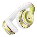 Lime Green Floral Rococo Pattern Full-Body Skin Kit for the Beats by Dre Solo 3 Wireless Headphones