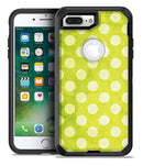 Lime Green and White Polkadots - iPhone 7 Plus/8 Plus OtterBox Case & Skin Kits