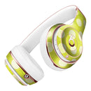 Lime Green and White Polkadots Full-Body Skin Kit for the Beats by Dre Solo 3 Wireless Headphones