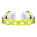 Lime Green and White Polkadots Full-Body Skin Kit for the Beats by Dre Solo 3 Wireless Headphones