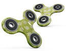 Lime Green and White Polkadots Full-Body Fidget Spinner Skin-Kit