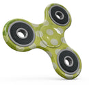 Lime Green and White Polkadots Full-Body Fidget Spinner Skin-Kit