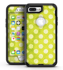 Lime Green and White Polkadots - iPhone 7 Plus/8 Plus OtterBox Case & Skin Kits