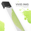 Lime Watercolor Leaf - Premium Decal Protective Skin-Wrap Sticker compatible with the Juul Labs vaping device