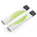 Lime Watercolor Leaf - Premium Decal Protective Skin-Wrap Sticker compatible with the Juul Labs vaping device