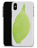 Lime Watercolor Leaf - iPhone X Clipit Case