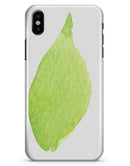 Lime Watercolor Leaf - iPhone X Clipit Case