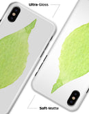 Lime Watercolor Leaf - iPhone X Clipit Case