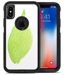 Lime Watercolor Leaf - iPhone X OtterBox Case & Skin Kits