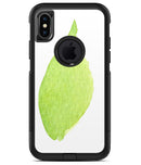 Lime Watercolor Leaf - iPhone X OtterBox Case & Skin Kits