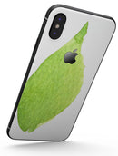 Lime Watercolor Leaf - iPhone X Skin-Kit