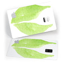 Lime Watercolor Leaves - Premium Protective Decal Skin-Kit for the Apple Credit Card
