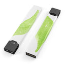 Lime Watercolor Leaves - Premium Decal Protective Skin-Wrap Sticker compatible with the Juul Labs vaping device
