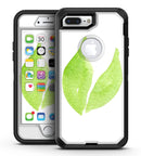 Lime Watercolor Leaves - iPhone 7 Plus/8 Plus OtterBox Case & Skin Kits