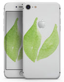 Lime Watercolor Leaves - Skin-kit for the iPhone 8 or 8 Plus