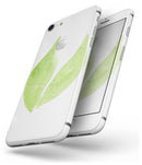 Lime Watercolor Leaves - Skin-kit for the iPhone 8 or 8 Plus
