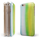 Lined 423 Absorbed Watercolor Texture iPhone 6/6s or 6/6s Plus 2-Piece Hybrid INK-Fuzed Case