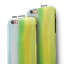 Lined 423 Absorbed Watercolor Texture iPhone 6/6s or 6/6s Plus 2-Piece Hybrid INK-Fuzed Case