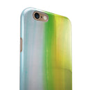 Lined 423 Absorbed Watercolor Texture iPhone 6/6s or 6/6s Plus 2-Piece Hybrid INK-Fuzed Case