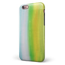 Lined 423 Absorbed Watercolor Texture iPhone 6/6s or 6/6s Plus 2-Piece Hybrid INK-Fuzed Case