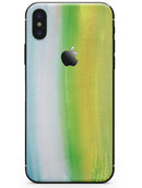 Lined 423 Absorbed Watercolor Texture - iPhone X Skin-Kit