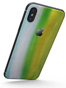 Lined 423 Absorbed Watercolor Texture - iPhone X Skin-Kit