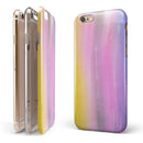 Lined 443 Absorbed Watercolor Texture iPhone 6/6s or 6/6s Plus 2-Piece Hybrid INK-Fuzed Case