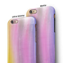Lined 443 Absorbed Watercolor Texture iPhone 6/6s or 6/6s Plus 2-Piece Hybrid INK-Fuzed Case