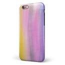 Lined 443 Absorbed Watercolor Texture iPhone 6/6s or 6/6s Plus 2-Piece Hybrid INK-Fuzed Case