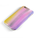 Lined 443 Absorbed Watercolor Texture iPhone 6/6s or 6/6s Plus 2-Piece Hybrid INK-Fuzed Case