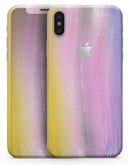 Lined 443 Absorbed Watercolor Texture - iPhone X Skin-Kit