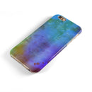 Lined 4453 Absorbed Watercolor Texture iPhone 6/6s or 6/6s Plus 2-Piece Hybrid INK-Fuzed Case