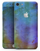 Lined 4453 Absorbed Watercolor Texture - Skin-kit for the iPhone 8 or 8 Plus
