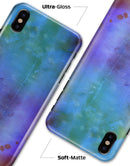 Lined 4453 Absorbed Watercolor Texture - iPhone X Clipit Case