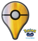 Lined Gold 443 Absorbed Watercolor Texture Pokémon GO Plus Vinyl Protective Decal Skin Kit