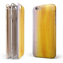 Lined Gold 443 Absorbed Watercolor Texture iPhone 6/6s or 6/6s Plus 2-Piece Hybrid INK-Fuzed Case