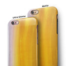 Lined Gold 443 Absorbed Watercolor Texture iPhone 6/6s or 6/6s Plus 2-Piece Hybrid INK-Fuzed Case