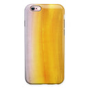 Lined Gold 443 Absorbed Watercolor Texture iPhone 6/6s or 6/6s Plus 2-Piece Hybrid INK-Fuzed Case
