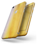Lined Gold 443 Absorbed Watercolor Texture - Skin-kit for the iPhone 8 or 8 Plus
