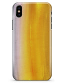 Lined Gold 443 Absorbed Watercolor Texture - iPhone X Clipit Case