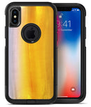 Lined Gold 443 Absorbed Watercolor Texture - iPhone X OtterBox Case & Skin Kits
