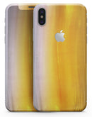 Lined Gold 443 Absorbed Watercolor Texture - iPhone X Skin-Kit