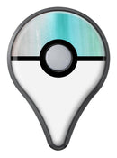 Lined Mint 9672 Absorbed Watercolor Texture Pokémon GO Plus Vinyl Protective Decal Skin Kit