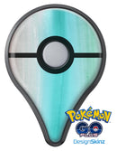 Lined Mint 9672 Absorbed Watercolor Texture Pokémon GO Plus Vinyl Protective Decal Skin Kit